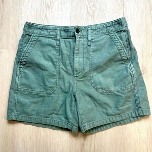 Women Madewell Green Utility Shorts 29